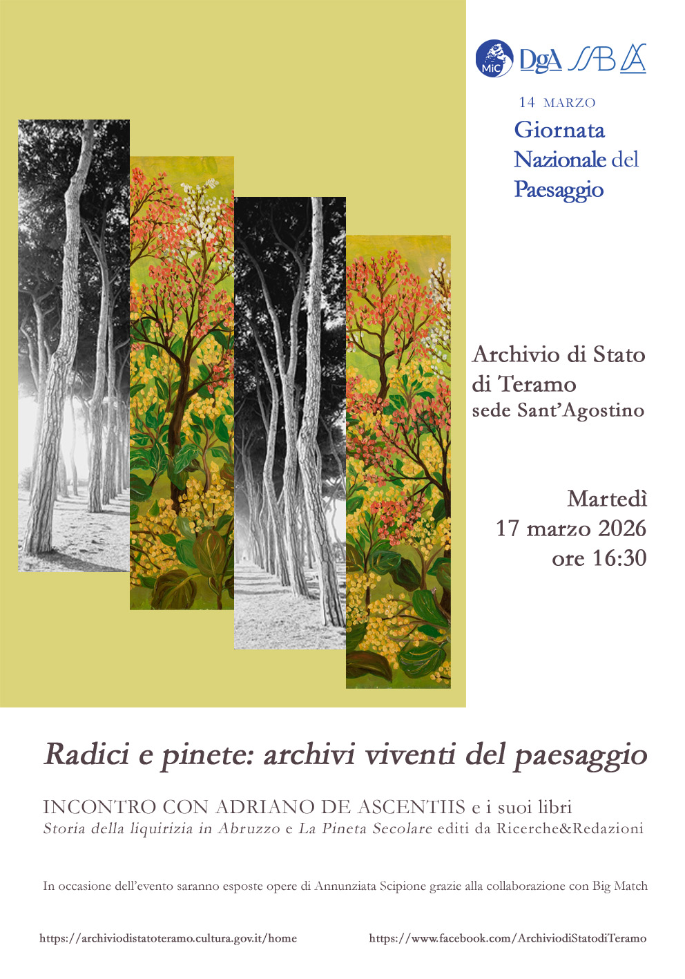 Radici e pinete: archivi viventi del paesaggio
